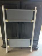 IKEA Frame Stapelbed 90x200 Wit/Grijs, Ophalen, Zo goed als nieuw, Stapelbed