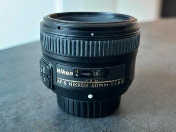 Nikon Nikkor 50mm f1.8 G beschikbaar voor biedingen