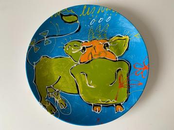 Leuk Proeven van Kunst bord Heavenly Cow by Superwoman beschikbaar voor biedingen