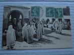 Ansichtkaart Algerije - Biskra - La Marché, Verzenden, Voor 1920, Gelopen, Buiten Europa