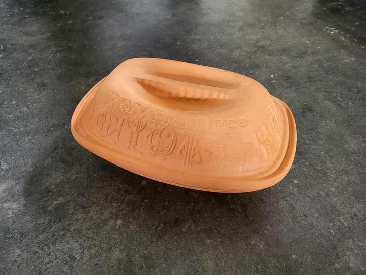 Romertopf, Huis en Inrichting, Keuken | Potten en Pannen, Zo goed als nieuw, Overige typen, Overige materialen, Ophalen of Verzenden