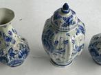 Vazen (Delftsblau) handgeschilderd, Antiek en Kunst, Ophalen