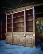 Antieke Boekenkast | XXL eikenhouten Bibliotheekkast | #2220, Antiek en Kunst, Antiek | Meubels | Kasten, Ophalen of Verzenden