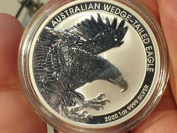 Wedge Tailed Eagle 2020, 1 oz .9999 zilver (3-1) beschikbaar voor biedingen