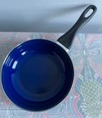 BK Fortalit Koekenpan pan blauw 22 cm alle warmtebronnen, Huis en Inrichting, Ophalen, Overige materialen, Inductieplaat, Zo goed als nieuw