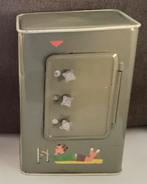 Oude blikken kluis spaarpot met code,Roemenie, Antiek en Kunst, Ophalen