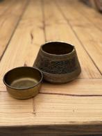 Antiek Hebreeuws Potje met Arabisch Schrift, Antiek en Kunst, Ophalen of Verzenden, Brons
