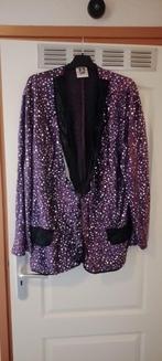 Blazer paars glitter, Ophalen of Verzenden, Gedragen, Overige maten, Paars