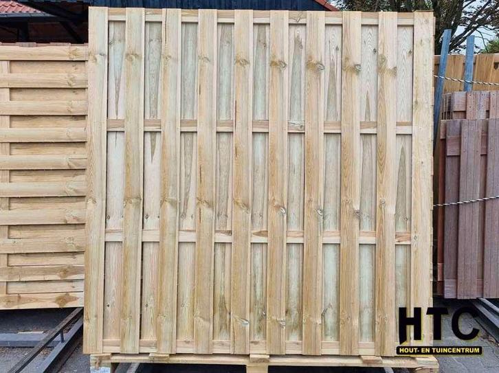 Tuinscherm ‘’budget’’ MEGA KORTING voor €27,50 per stuk!, Tuin en Terras, Tuinschermen, Nieuw, Hout, 150 tot 200 cm, 200 cm of meer