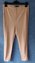 Zara Vegan Leren Trekking Broek XL Beige, Maat 42/44 (L), Nieuw, Ophalen of Verzenden, Lang