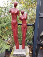 Keramiek Beeld - Twee Figuren, Antiek en Kunst, Kunst | Beelden en Houtsnijwerken, Ophalen