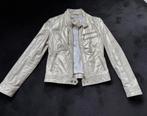 Goud leer jasje van Maze maat 36, Kleding | Dames, Overige kleuren, Zo goed als nieuw, Jasje, Maat 36 (S)