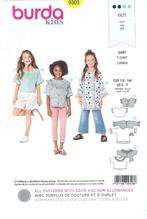 Burda Naaipatroon 9303 - T-shirt Meisje, Overige typen, Kind, Nieuw, Burda