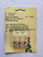 Reserve Kerstlampjes E10.  15V-3W  Kaartje met 3 stuks., Diversen, Kerst, Ophalen of Verzenden, Nieuw