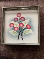 Vintage onderzetter in houder, Ophalen