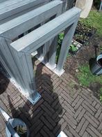 Rvs tafelpoten koker zeecontainer verhoging, Ophalen, Zo goed als nieuw, Rond, 50 tot 100 cm