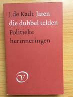 Politieke herinneringen uit de Indische jaren van J. de Kadt, Ophalen of Verzenden, Zo goed als nieuw, J. de Kadt