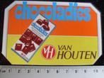 sticker van Houten logo VH chocoladies, Verzenden, Zo goed als nieuw, Merk