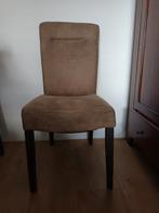 Eetkamerstoelen 4 stuks taupe kleur, Huis en Inrichting, Stoelen, Ophalen, Gebruikt, Overige kleuren, Vier