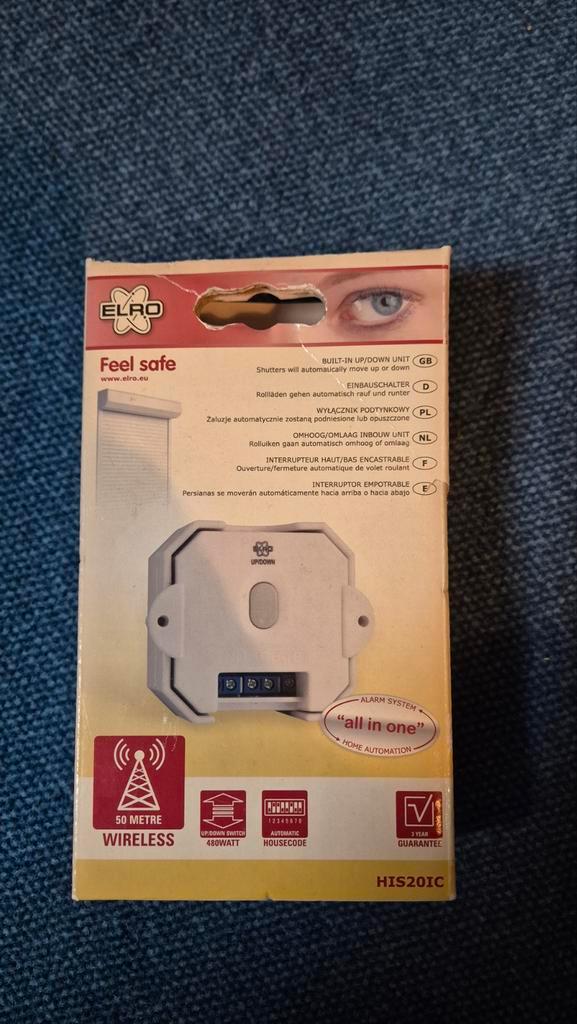 Elro HIS20IC Rolluikschakelaar - Nieuw in Doos!, Doe-het-zelf en Verbouw, Alarmsystemen, Nieuw, Overige typen, Draadloos, Afstandsbediening