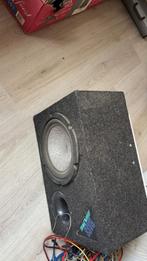 Subwoofer + versterker, Auto diversen, Autospeakers, Ophalen of Verzenden, Gebruikt