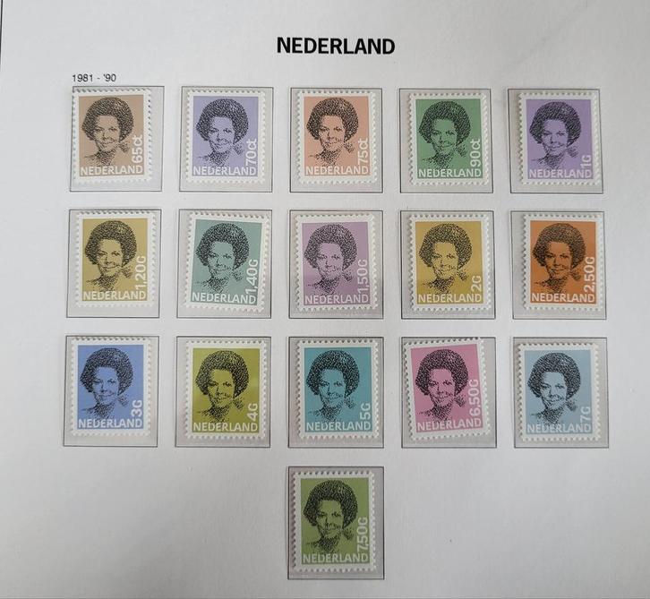 Nederlandse Postzegel 1981-1990 - Complete Set, Postzegels en Munten, Postzegels | Nederland, Postfris, Na 1940, Ophalen of Verzenden