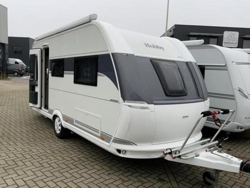 Hobby On Tour 460 DL 9 uit 2024 compleet met voortent en lui, Caravans en Kamperen, Caravans, Particulier, tot en met 4, 1250 - 1500 kg