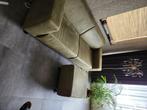 Bank 2,5 zits plus hocker mos groen 230 cm x 0,90cm, Huis en Inrichting, Banken | Bankstellen, Ophalen, Overige materialen, Gebruikt