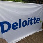 Grote Vlag Deloitte  300 x 200, Ophalen of Verzenden