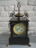 Antieke Marmeren Pendule., Ophalen of Verzenden