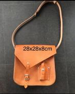 Lederen veldwerkers Outdoortas met holster., Ophalen of Verzenden, Nieuw, Bruin, Leer