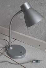 Tafellamp / bureaulamp zilvergrijs, Ophalen, Zo goed als nieuw, Metaal
