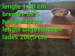 Teak houten tafel van Loods 5, 50 tot 100 cm, Minder dan 50 cm, 150 tot 200 cm, Teakhout