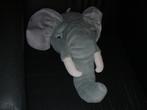 JOHNTOY OLIFANT KOP OLIFANTENKOP PLUCHE GRIJS MET, Kinderen en Baby's, Speelgoed | Knuffels en Pluche, Ophalen of Verzenden, Nieuw