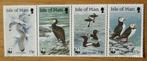 Isle of Man, WWF serie Zeevogels, 1989, Verzenden, Postfris, Dier of Natuur