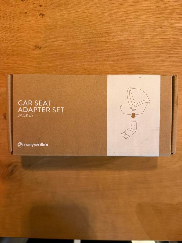 Easywalker Jackey Autostoel Adapter Set, Kinderen en Baby's, Autostoeltjes, Nieuw, Overige merken, 0 t/m 13 kg, Overige methoden