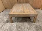 Salontafel, Massief eiken, Schuiflade, L150/Br100/H46cm Hout, Ophalen, Gebruikt, Eikenhout, 50 tot 100 cm