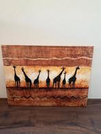 Schilderij Giraffen, Antiek en Kunst, Ophalen