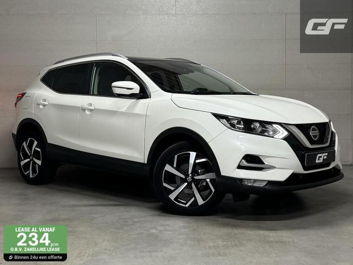 Nissan Qashqai 1.2 Tekna + Pano 360 Navi Cruise Stoelv. NA, Auto's, Nissan, Bedrijf, Te koop, Qashqai, 360° camera, ABS, Achteruitrijcamera