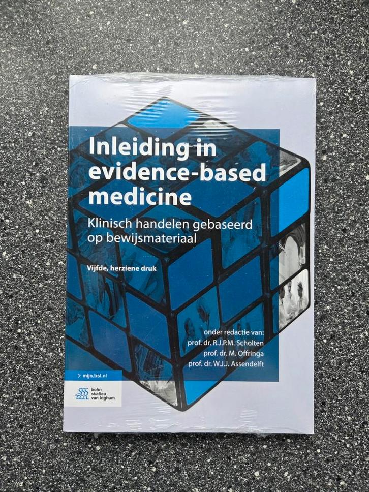 Inleiding Evidence-Based Medicine - Ongebruikt, Boeken, Studieboeken en Cursussen, Nieuw, HBO, Beta, Ophalen of Verzenden