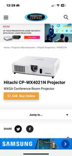 Hitachi CP WX4021N, Audio, Tv en Foto, Beamers, Ophalen of Verzenden, Zo goed als nieuw