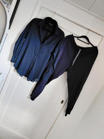 2delig Drykorn blouse & 10days jogger dark blue L NW310,- beschikbaar voor biedingen