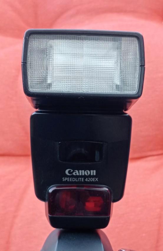 Canon speedlite 420EX digitale flitser, Audio, Tv en Foto, Fotografie | Flitsers, Zo goed als nieuw, Canon, Kantelbaar, Ophalen of Verzenden