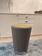 Leolux Barillo opbergpoef/ bijzettafel, Ophalen, Rond, Overige materialen