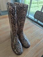Leuke regenlaarzen met luipaardprint, Ophalen, Bruin, Regenlaarzen, Zo goed als nieuw