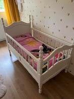 Ledikant wit, Ophalen, Zo goed als nieuw, Minder dan 140 cm, Matras