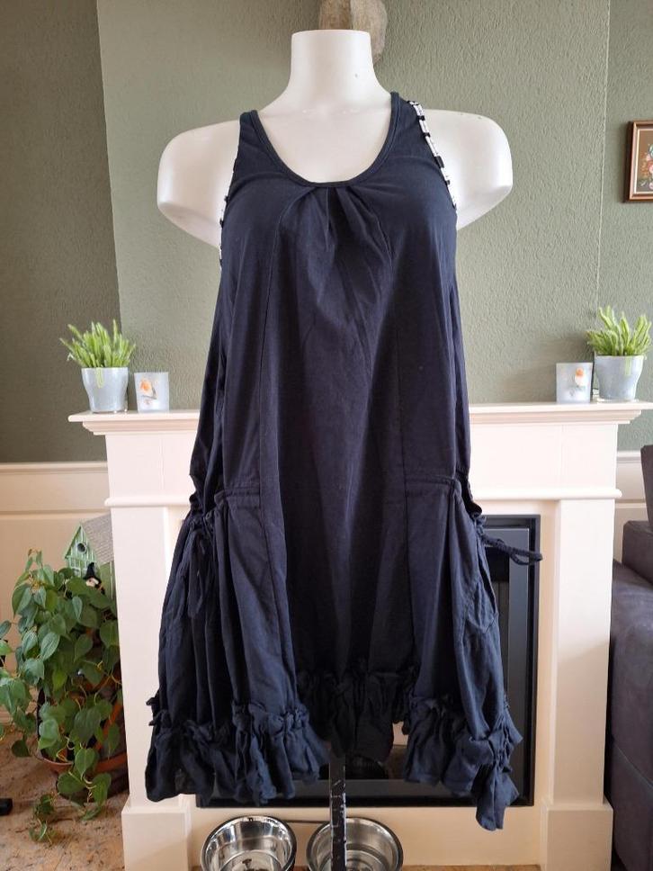 Marithe Francois Girbaud jurk S 36 | Gratis Verzenden !, Kleding | Dames, Jurken, Zo goed als nieuw, Maat 36 (S), Zwart, Boven de knie