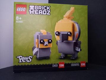 Lego Pets 40481 BrickHeadz NIEUW Valkparkiet minifig Parkiet beschikbaar voor biedingen