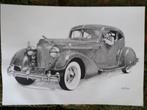 Auto's Oldtimers, tekeningen en meer, Minder dan 50 cm, Ophalen of Verzenden, Zo goed als nieuw, Schilderij