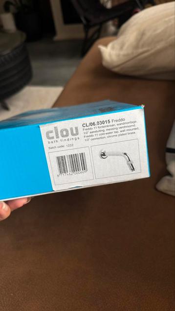 Fonteinkraan Clou Freddo 11 Wandmontage Chroom beschikbaar voor biedingen